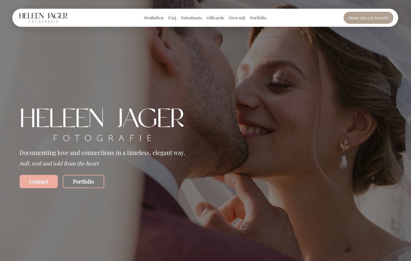 Screenshot van heleenjagerfotografie.nl